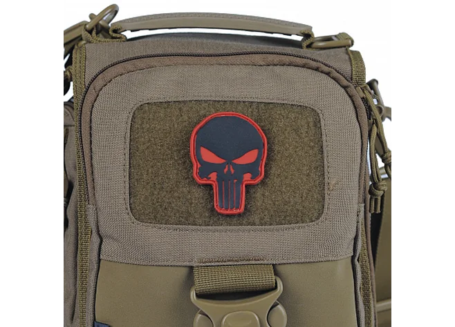 Нашивка M-Tac Punisher PVC Red/Black Фото 2